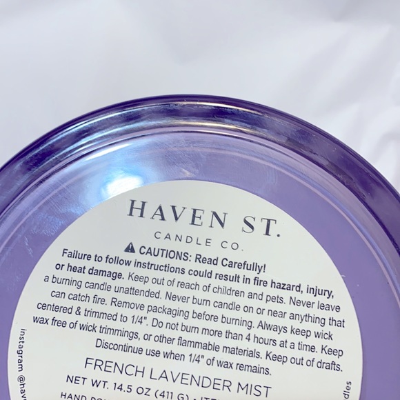Haven Street Candle MOM Richly scented 3 Wicks New - Picture 5 of 5